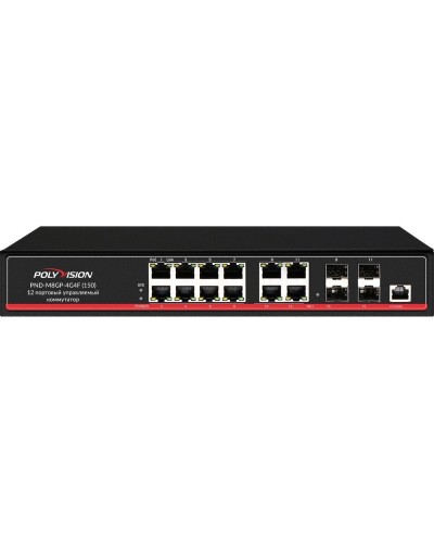 PND-M8GP-4G4F(150). Коммутатор управляемый оптический 12 портовый. Polyvision в Вологде