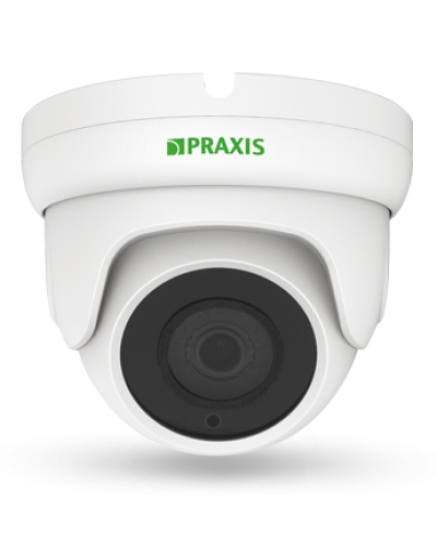 PE-7141IP 2.8. Видеокамера IP купольная. Praxis в Вологде