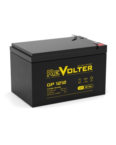 Revolter GP 1212. Аккумулятор автомобильный герметичный свинцово-кислотный. Revolter в Вологде