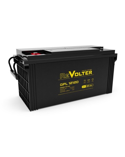 Revolter GPL 12120. Аккумулятор автомобильный герметичный свинцово-кислотный. Revolter в Вологде