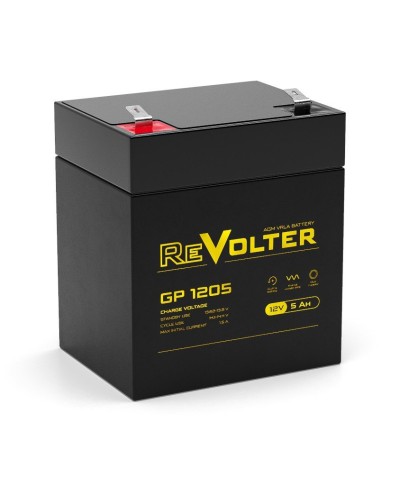 Revolter GP 1205. Аккумулятор автомобильный герметичный свинцово-кислотный. Revolter в Вологде