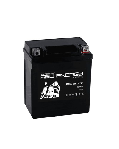 Red Energy RS 1207.1. Аккумулятор герметичный свинцово-кислотный стартерный. Red Energy в Вологде