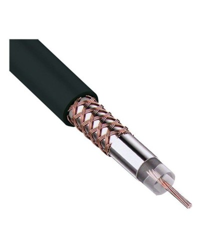 RG-58 A/U, 50 Ом, Cu/Al/Cu, 64%, 100 м, черный (01-2003). Кабель коаксиальный радиочастотный. Rexant в Вологде