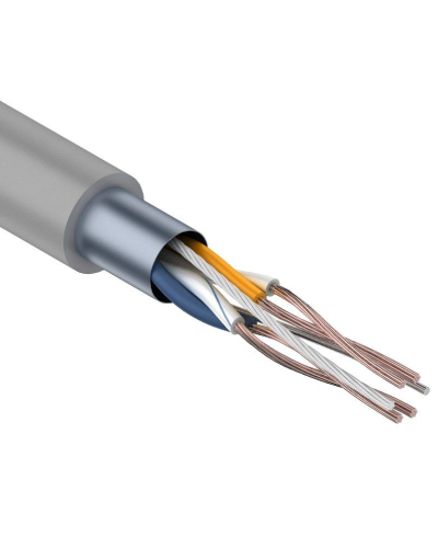 F/UTP, CAT 5e, PVC, 2PR, 24AWG, INDOOR, STRANDED, серый, 305м, REXANT (01-0125). Кабель «витая пара» (LAN) для структурированных систем связи. Rexant в Вологде