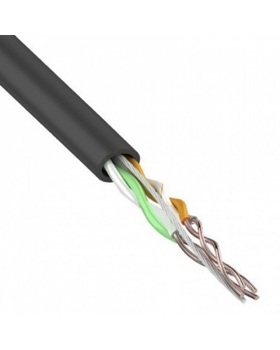 U/UTP, CAT 5e, PE, 2PR, 24AWG, OUTDOOR, SOLID, черный, 305м, REXANT (01-0025). Кабель «витая пара» (LAN) для структурированных систем связи. Rexant в Вологде