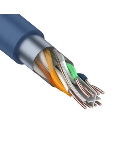 F/UTP, CAT 6, PVC, 4PR, 23AWG, INDOOR, SOLID, синий, 305 м, REXANT (01-0147). Кабель «витая пара» (LAN) для структурированных систем связи. Rexant в Вологде