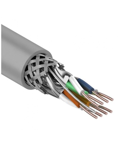 S/FTP, CAT 7, PVC, 4PR, 23AWG, INDOOR, SOLID, серый, 305 м, REXANT (01-0542). Кабель «витая пара» (LAN) для структурированных систем связи. Rexant в Вологде