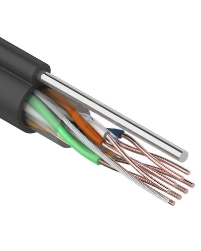 U/UTP 4PR 24AWG CAT5e 305м OUTDOOR+ТРОС*1 REXANT (01-0046). Кабель «витая пара» (LAN) для структурированных систем связи. Rexant в Вологде