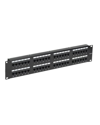 Панель коммутационная с кабельными органайзерами 19", 2U, 48 портов, RJ-45, CAT 6, UTP REXANT PRO (02-0232): Патч-панель 19" в Вологде