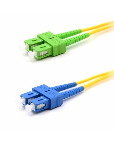 Патч-корд оптический переходной (SM), 9/125 (OS2), SC/APC-SC/UPC, (Duplex), PVC, 2м REXANT (50-2059): Патч-корд оптический в Вологде