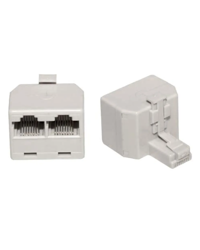 Двойник компьютерный UTP RJ-45(8P8C) (штекер - 2 гнезда) REXANT (03-0102): Кабельный соединитель в Вологде