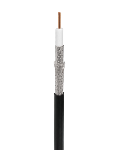 RG-11U, 75 Ом, CCS/Al/Al, 83%, 305 м, черный OUTDOOR (01-3011). Кабель коаксиальный радиочастотный. Rexant в Вологде