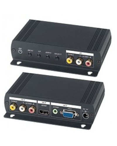 AD001HH. Преобразователь композитного видео и аудиосигналов в VGA и HDMI. SC&T в Вологде