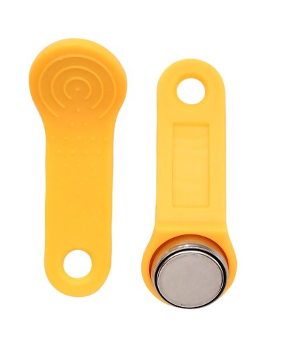 RW 1990 SLINEX (желтый). Ключ электронный Touch Memory с держателем. SLINEX в Вологде