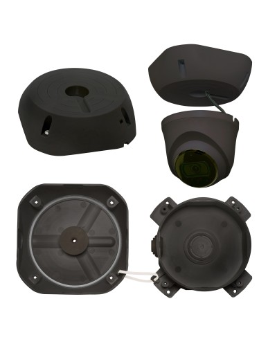МК-4 PRO (цвет черный). Монтажная коробка для крепления уличных видеокамер. SLT в Вологде