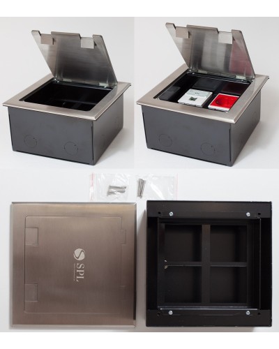 Люк на 4 поста (45х45), из нержавеющей стали, с коробкой, IP40 (300014). Люк. SPL в Вологде