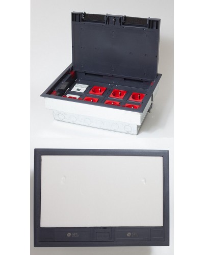 Люк на 8 постов (45х45), металл/пластик, с металлической коробкой, IP40 (300009). Люк. SPL в Вологде