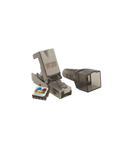 Коннектор 8P8C STP 6A (RJ-45) безынструментальный (10-0240). Разъем RJ-45. SUPRLAN в Вологде