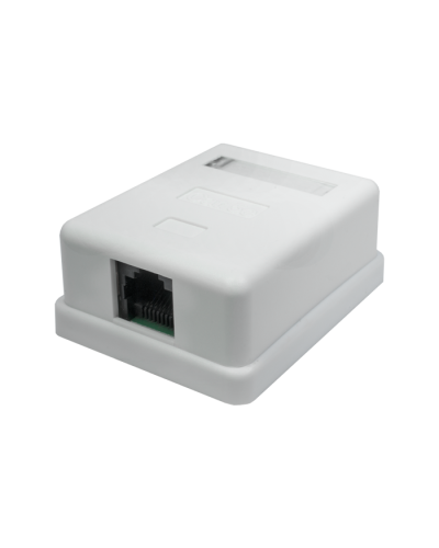 Розетка настенная RJ-45, 8P8C, Cat.5e, 1 порт UTP (10-0307): Компьютерная розетка в Вологде