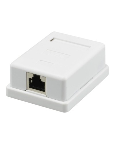 Розетка настенная RJ-45, 8P8C, Cat.5e, 1 порт FTP (10-0354). Компьютерная розетка. SUPRLAN в Вологде
