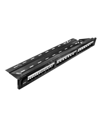 Модульная патч-панель 19", под 24 модуля Keystone, UTP, 1U (10-0401): Модульная патч-панель под 24 модуля, UTP, 1U в Вологде