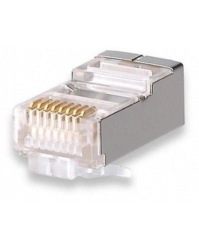 Коннекторы 8P8C FTP Cat.5e 3U (RJ-45) (100шт) (10-0201). Разъем RJ-45. SUPRLAN в Вологде