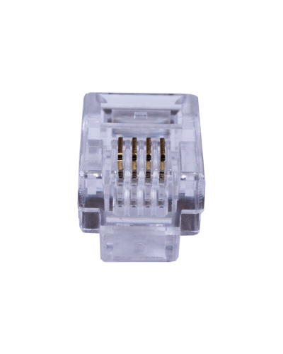 Коннекторы 4P4C (RJ-11) (100шт) (10-0229). Телефонный разъем 4P4C (RJ-11). SUPRLAN в Вологде