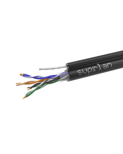 UTP Cat.5e 4x2xAWG24 Cu PE Outdoor T-FG8 (трос) Standard (01-0322-1). Кабель «витая пара» (LAN) для структурированных систем связи. SUPRLAN в Вологде
