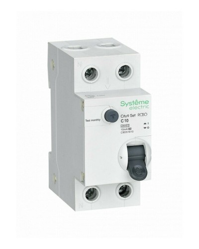 City9 Set 1P+N С 10А 4.5kA 10мА A 230В (C9D51610). Автоматический выключатель дифференциального тока. Systeme Electric в Вологде