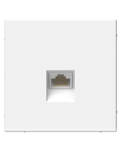 ArtGallery розетка RJ45, кат. 6Е, скрытой установки, механизм, белый (GAL000186). Розетка компьютерная. Systeme Electric в Вологде