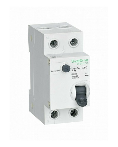 City9 Set 1P+N С 25А 4.5kA 30мА A 230В (C9D55625). Автоматический выключатель дифференциального тока. Systeme Electric в Вологде