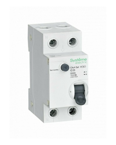 City9 Set 1P+N С 25А 4.5kA 10мА A 230В (C9D51625). Автоматический выключатель дифференциального тока. Systeme Electric в Вологде