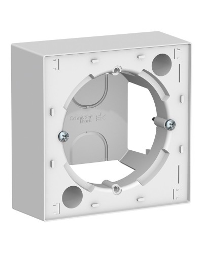 AtlasDesign коробка для наружного монтажа, белая (ATN000100). Коробка для наружного монтажа. Systeme Electric в Вологде