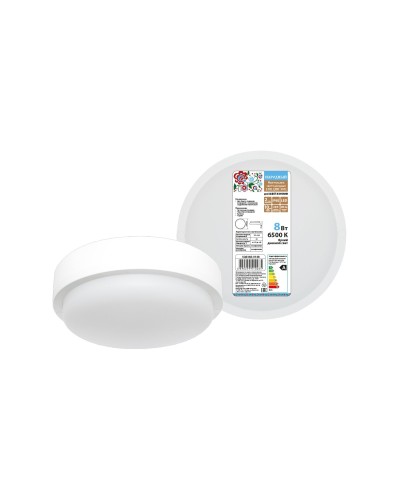 ДПП 3901 8Вт 6500К IP65 белый круг (SQ0366-0148). Светодиодный светильник LED. TDM ЕLECTRIC в Вологде
