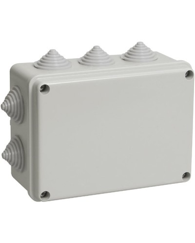 Коробка ОП 190х140х70мм, крышка, IP44, 10 гермовводов (SQ1401-1243). Распаячная коробка. TDM ЕLECTRIC в Вологде