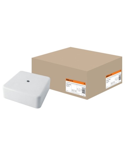Коробка КР 100х100х44 ОП белая, IP40 (SQ1401-0209). Распаячная коробка. TDM ЕLECTRIC в Вологде