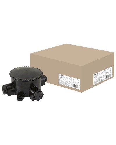 КЭМ 2-660-3 ОП D95мм IP65, 3-х рожковая (карболит) TDM (SQ1401-1101). Коробка электромонтажная. TDM ЕLECTRIC в Вологде