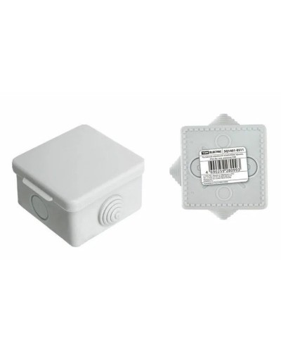 Коробка ОП 65х65х50мм, крышка,  IP54, 4вх. (SQ1401-0111). Распаячная коробка. TDM ЕLECTRIC в Вологде
