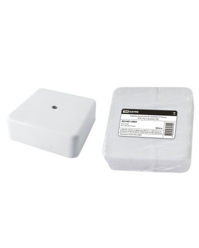 Коробка КР 50х50х20 ОП белая, IP40 (SQ1401-0901). Распаячная коробка. TDM ЕLECTRIC в Вологде