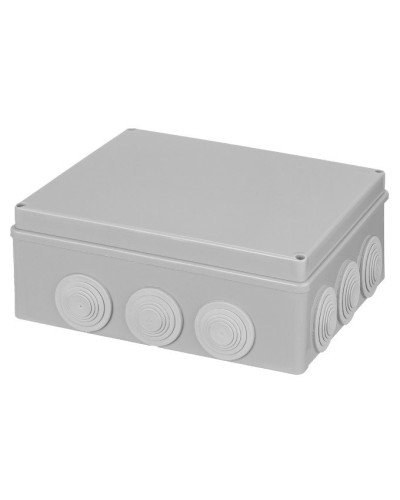 Распаячная коробка ОП 240х190х90мм, крышка, IP55, 12 гермовводов TDM (SQ1401-1143). Распаячная коробка ОП. TDM ЕLECTRIC в Вологде