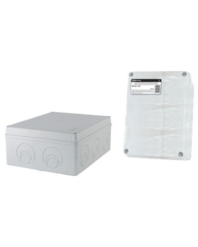 Коробка ОП 240х195х90мм, крышка, IP55, кабельные вводы d28-3шт, d37-2шт (SQ1401-1272). Распаячная коробка. TDM ЕLECTRIC в Вологде