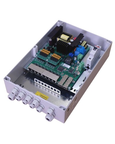 TFortis PSW-2G8F+. Коммутатор для подключения 8 камер. TFortis в Вологде
