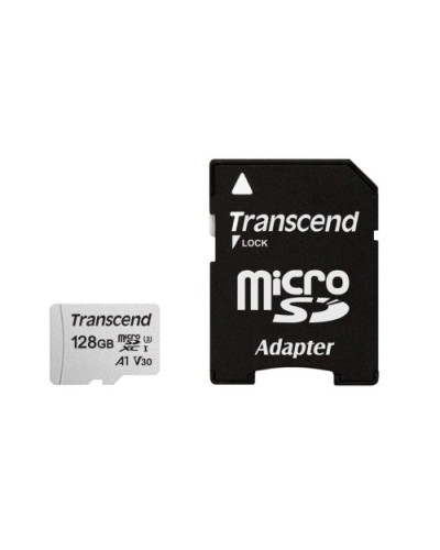 TS128GUSD300S-A. Карта памяти microSDXC, 128 ГБ, Class 10. TRANSCEND в Вологде