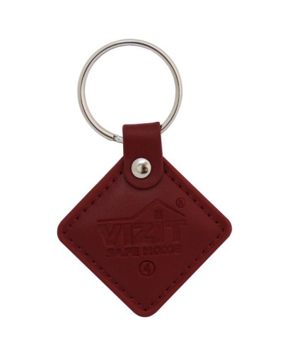 VIZIT-RF2.2 (Red). Брелок proximity кожаный. VIZIT в Вологде