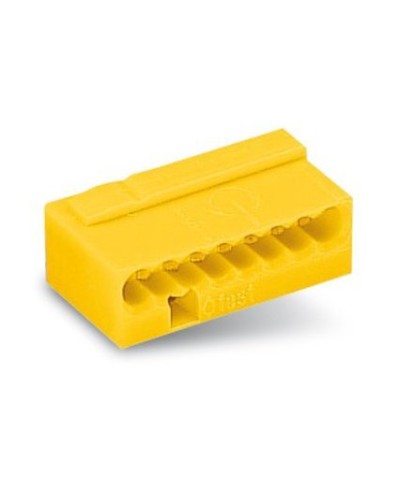 WAGO 243-508 Клемма MICRO 8-проводная желтая. Клемма для распределительных коробок. WAGO в Вологде