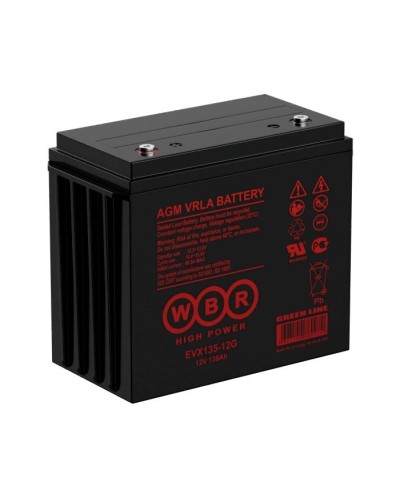 WBR EVX135-12G. Аккумулятор герметичный свинцово-кислотный. WBR в Вологде