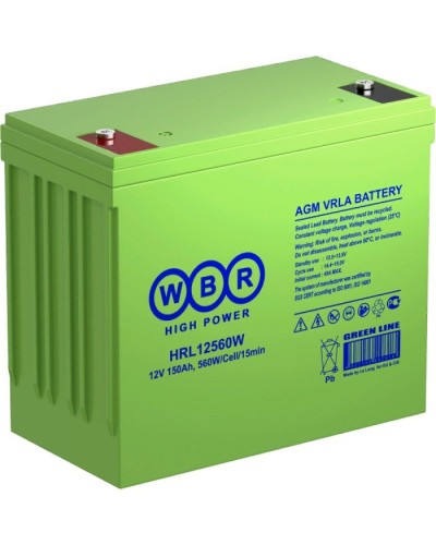 WBR HRL12560W. Аккумулятор герметичный свинцово-кислотный. WBR в Вологде