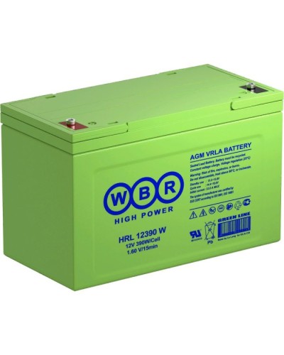 WBR HRL12390W. Аккумулятор герметичный свинцово-кислотный. WBR в Вологде