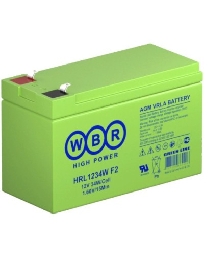 WBR HRL1234W F2. Аккумулятор герметичный свинцово-кислотный. WBR в Вологде