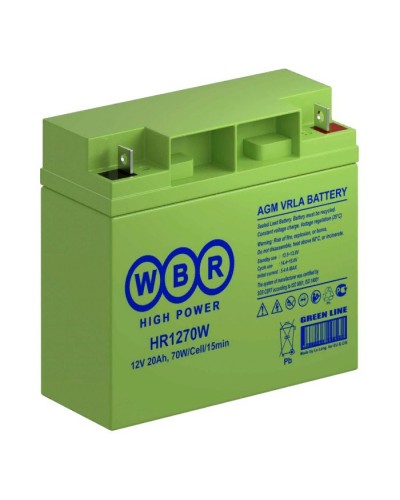 WBR HR1270W. Аккумулятор герметичный свинцово-кислотный. WBR в Вологде